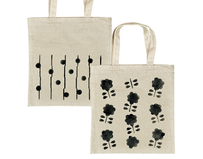 ステンシル　トートバッグ