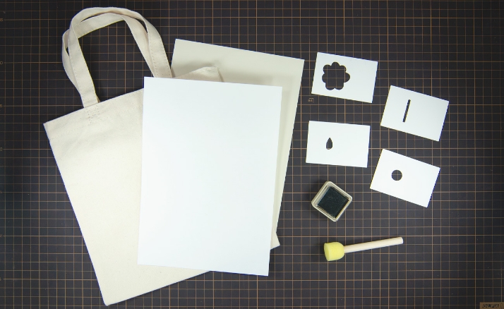 ステンシル　トートバッグ キットの内容