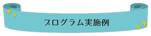 プログラム実施例