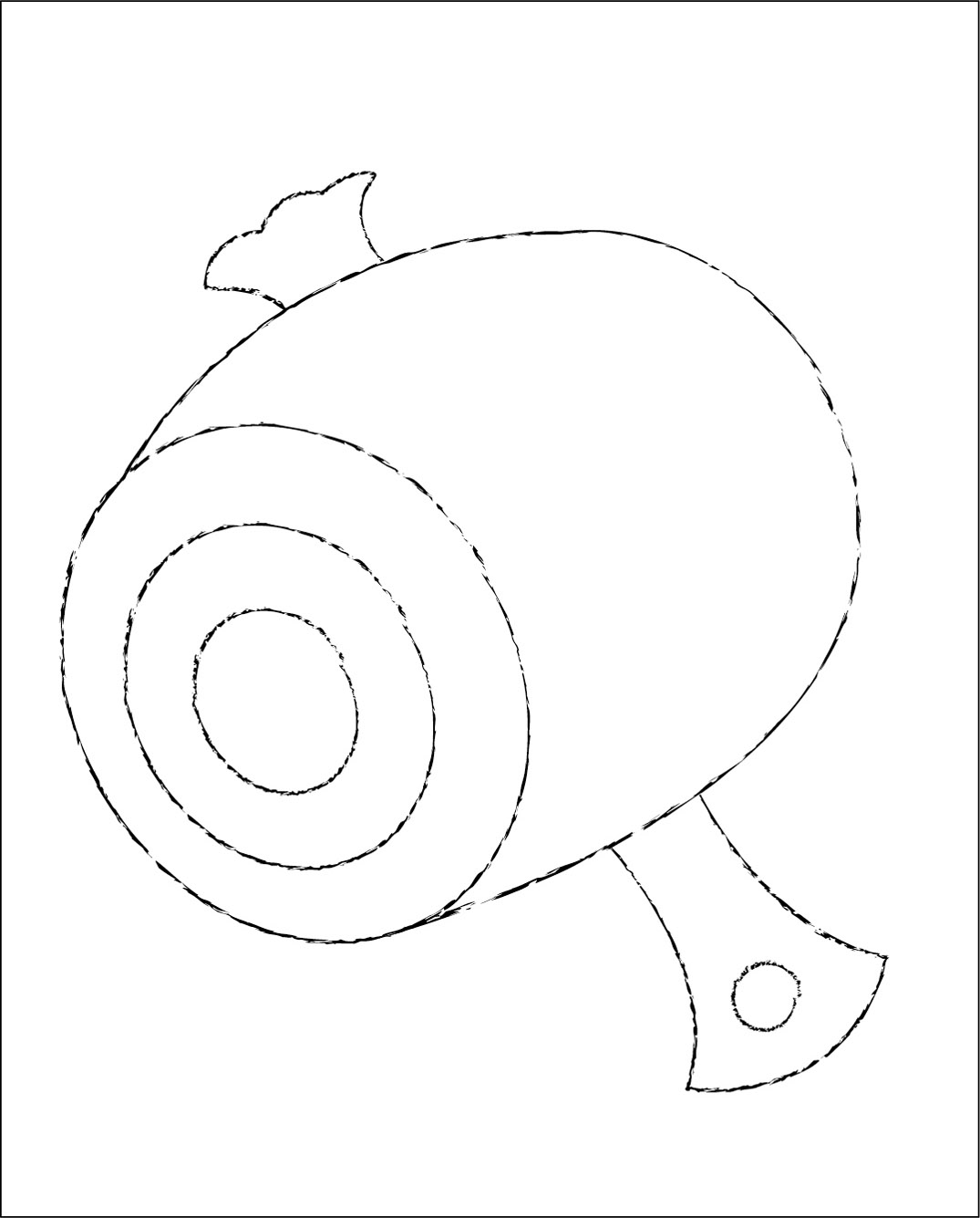 高齢者レク素材 一寸法師｜定番塗り絵｜介護レク広場～レク素材や