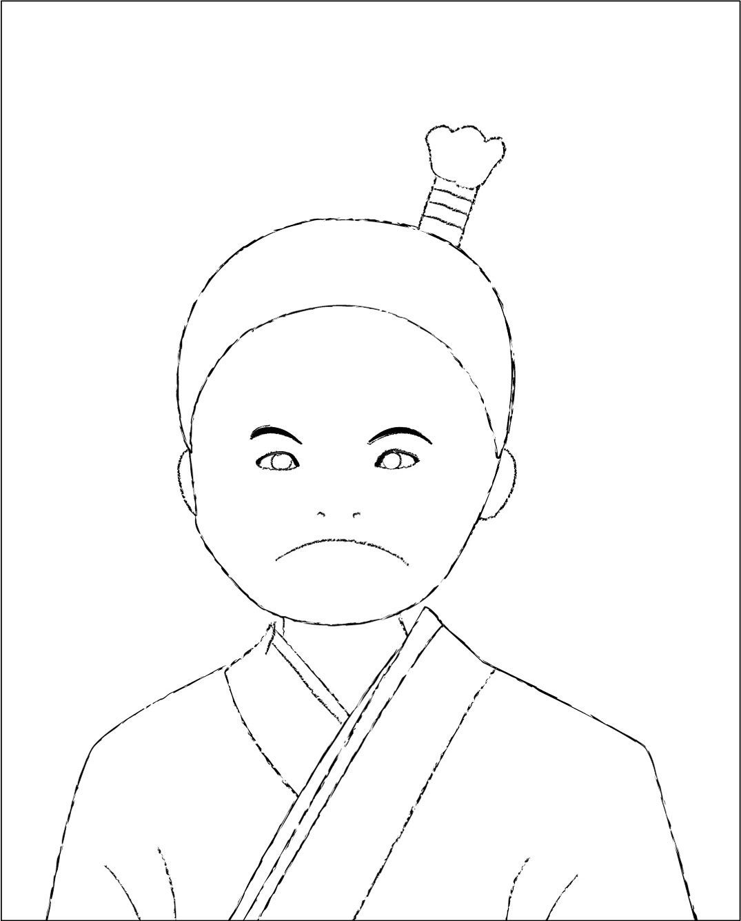 高齢者レク素材 一寸法師 定番塗り絵 介護レク広場 レク素材やレクネタ 企画書 の無料ダウンロード