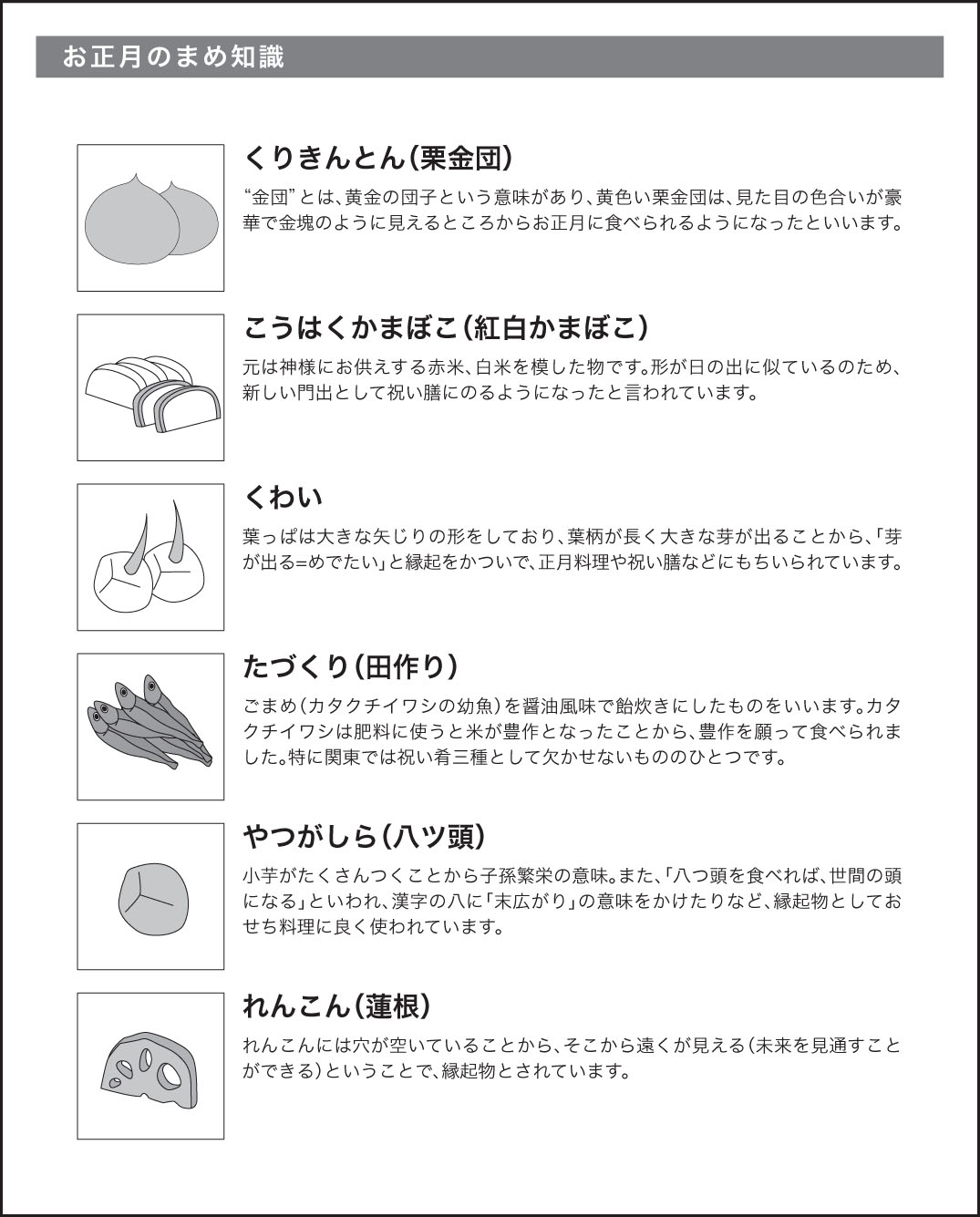 高齢者レク素材 お正月の豆知識2 便利ツール 介護レク広場 レク素材やレクネタ 企画書 の無料ダウンロード