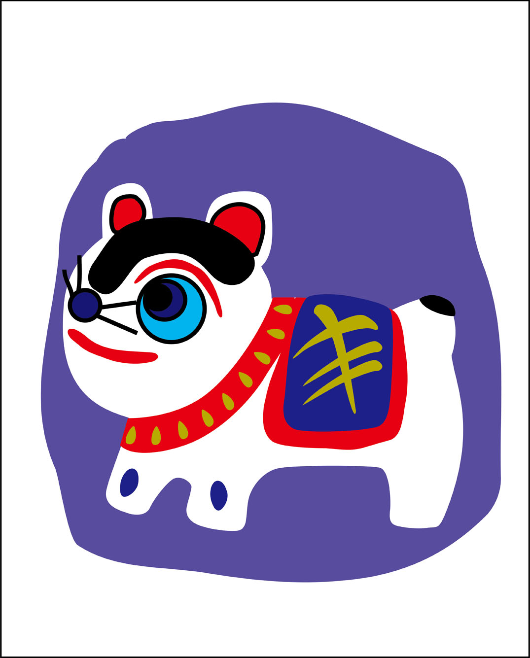 高齢者レク素材 張り子犬 イラスト 介護レク広場 レク素材やレクネタ 企画書 の無料ダウンロード
